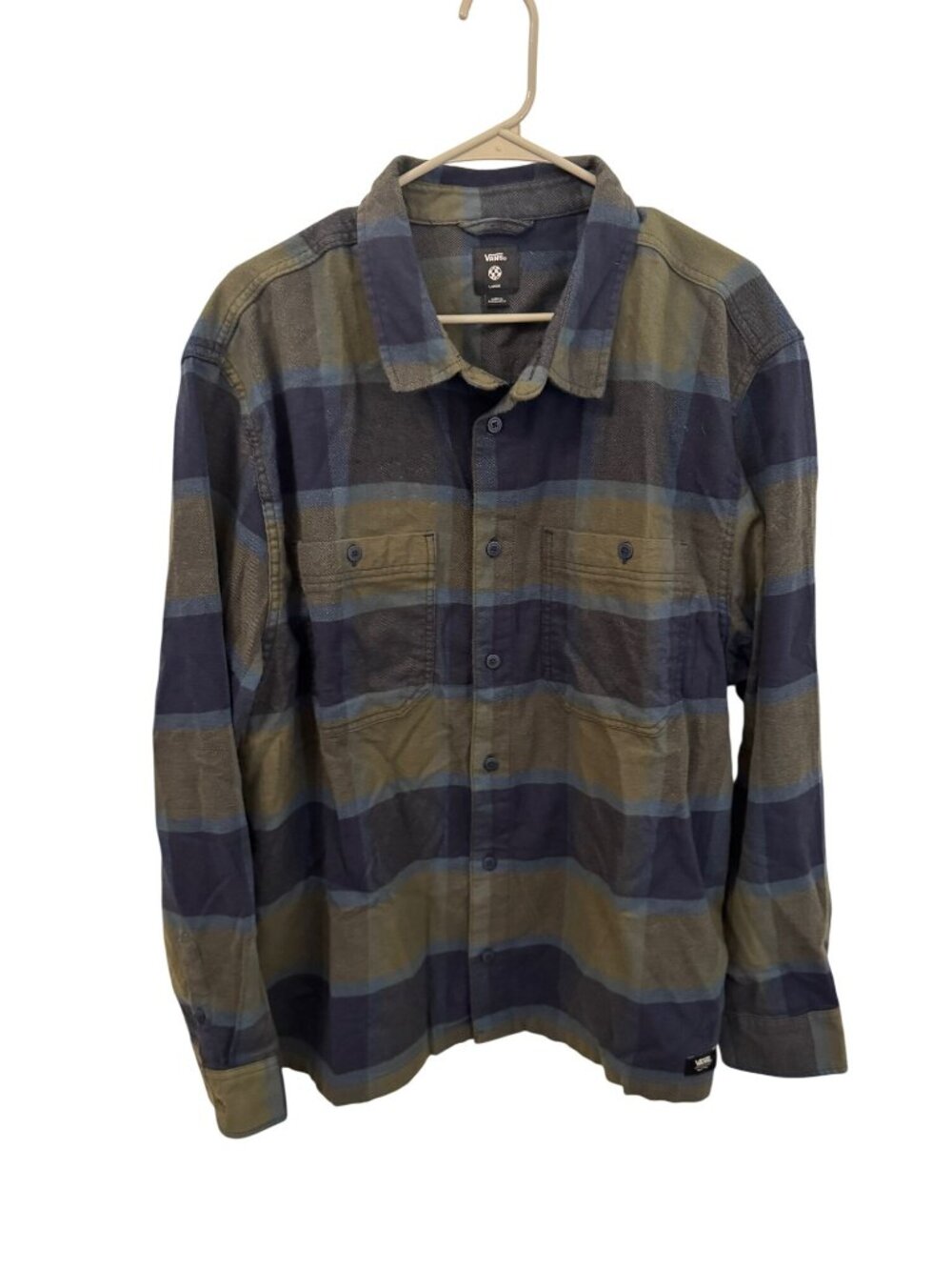NWT Vans men's plaid flannel size large